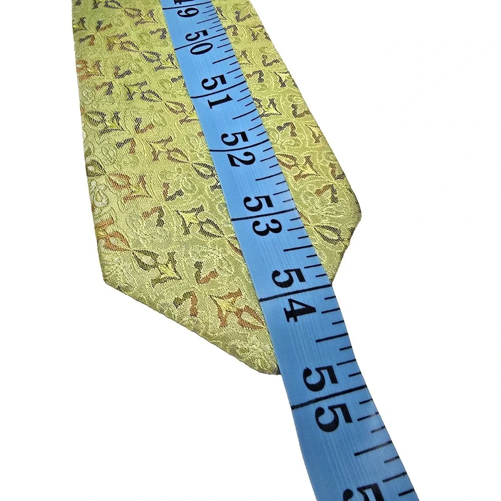 Elite Creations Pure Silk Tie Green Bronze Made in Italy 54.5